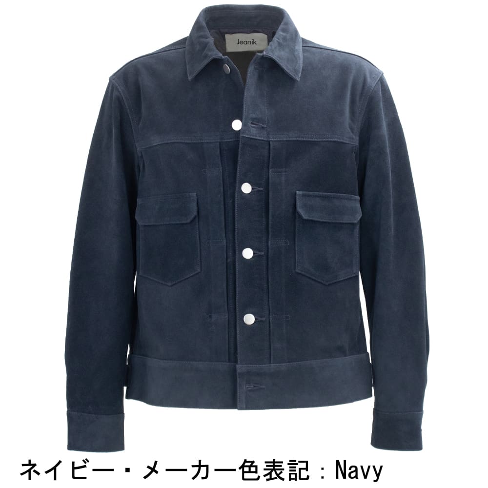JOHN F GEE 本革 スエードブルゾン ジップアップトラッカージャケット JOHN F GEE 本革 スエードブルゾン ジップアップトラッカー