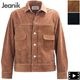 ジーニック ブルゾン メンズ 牛革 スエード トラッカージャケット セカンドモデル レザージャケット Jeanik 2ndLeather JEANIK0102 JNK 秋冬新作
