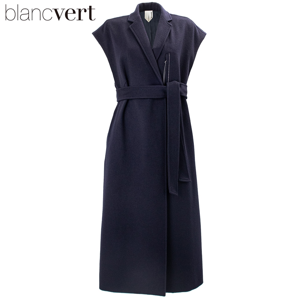 セール】ブランベール ベスト レディース ウール モッサテーラーベスト