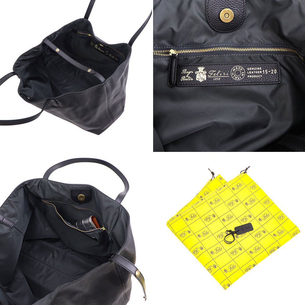 フェリージ バッグ シュリンクレザー トートバッグ Felisi 15/20/LD+DS