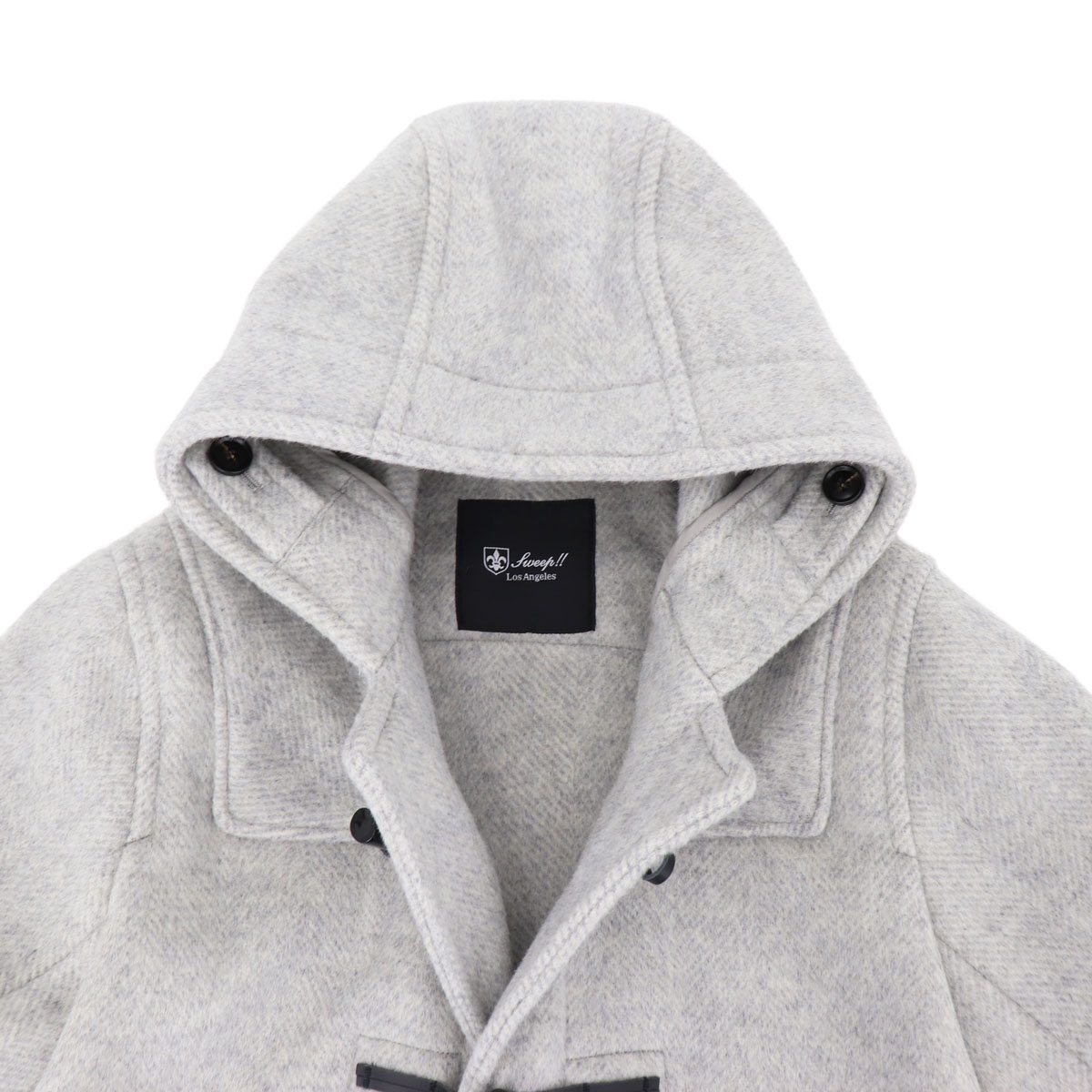 【セール 半額以下】スウィープロサンゼルス コート メンズ プレミアム ダッフルコート SWP Sweep!! LosAngeles GRAY（グレー） 【返品交換不可】