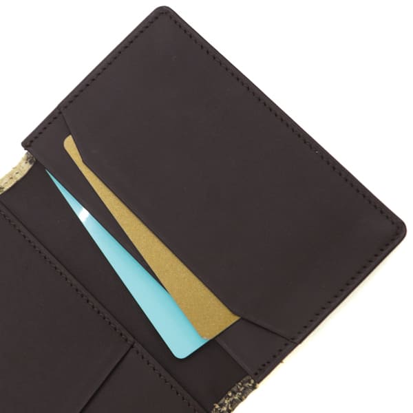 レザック カードケース ダイヤモンドパイソン カモフラージュ柄 カードケース LE'SAC 8122 CAMO KHAKI （カーキ）　