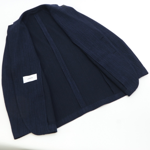 Lardini ラルディーニ ネイビー コットン ジャケット 休日のネイビージャケットに！LARDINI【ラルディーニ