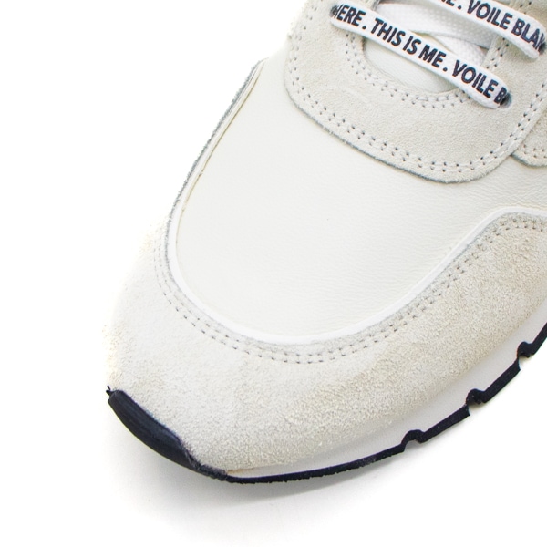 VOILE BLANCHE☆メンズ レザー スエード ロゴ スニーカー VOILE BLANCHE ボイルブランシェ スニーカー QWARK HYPE