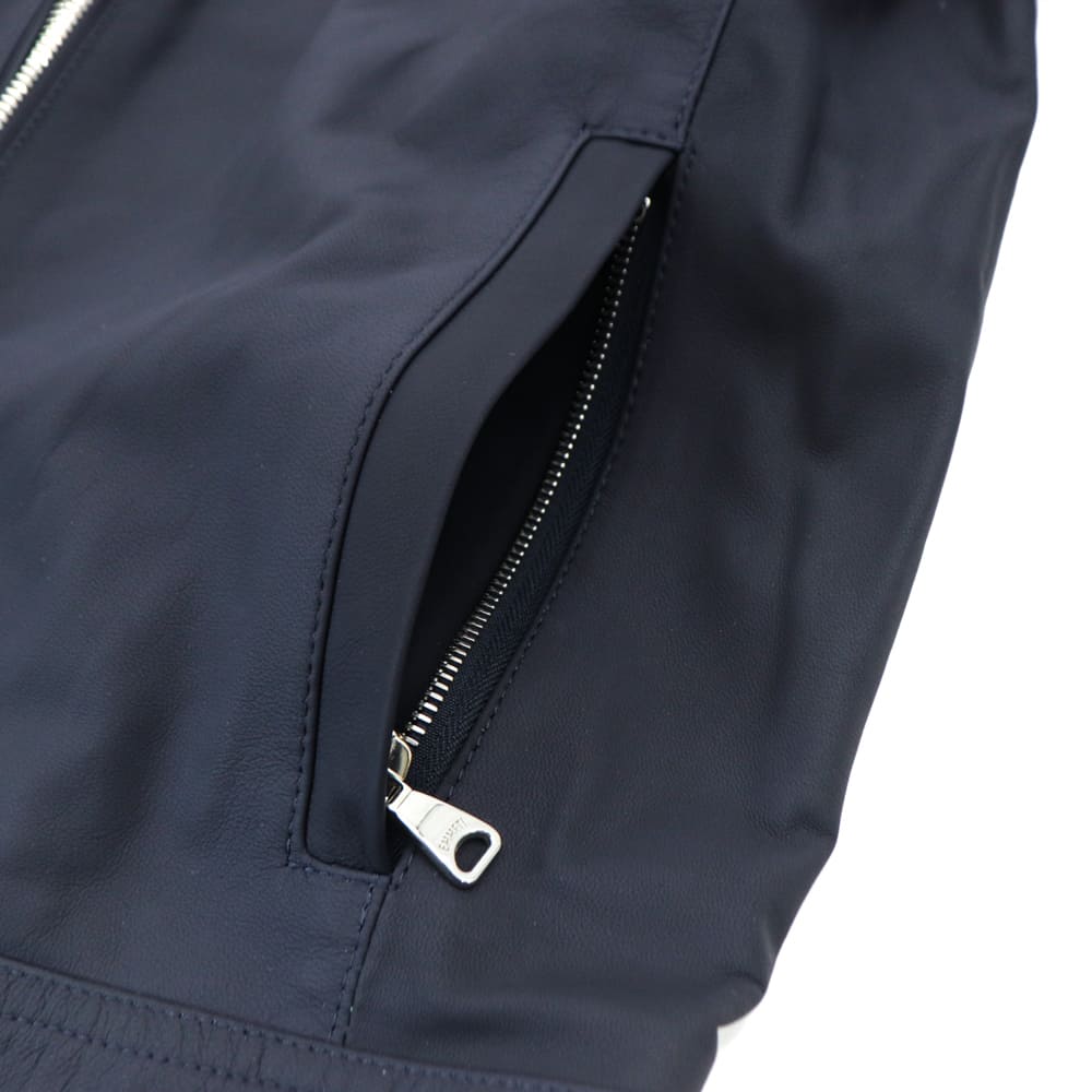 akila様EMMETI VALLICO SP ダークネイビーシングルライダース エンメティ / EMMETI / ユリ / JURI / シングル ライダース