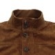 エンメティ ブルゾン メンズ 0.5mm厚 スペシャル ラムスエード A-1型ブルゾン ガス EMMETI GUS EMT LANA SP LAMB SKIN SUEDE TYPE A-1 CHESTNUT