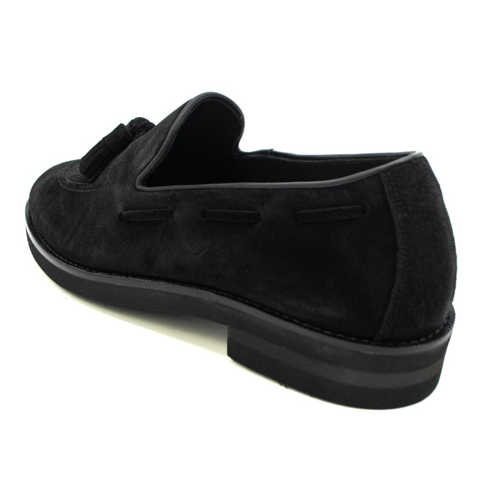 ダブルエイチ レザーシューズ メンズ チャールズFステッド社 ヤヌスカーフ タッセルローファー ソフトシリーズ WH WHF-0002J WH0 BLK 春夏新作