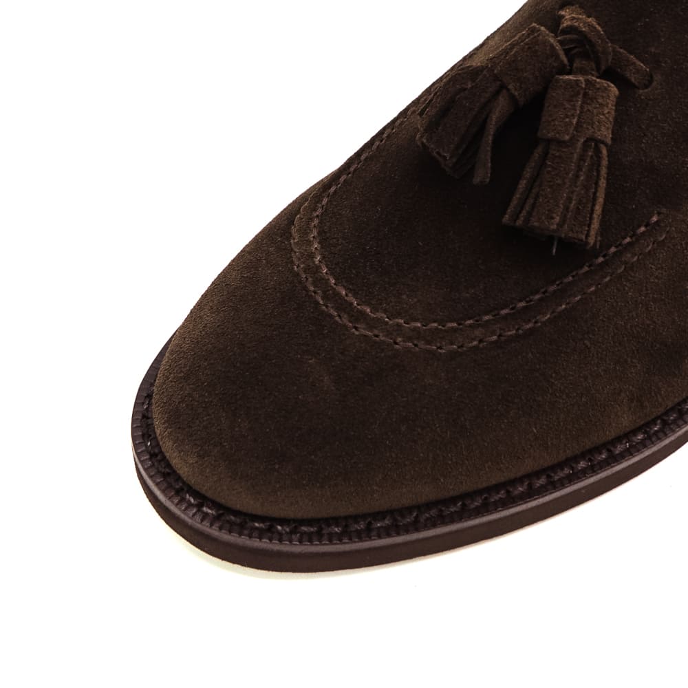 ダブルエイチ レザーシューズ メンズ チャールズFステッド社 ヤヌスカーフ タッセルローファー ソフトシリーズ WH WHF-0002J WH0 COFFEE 春夏新作