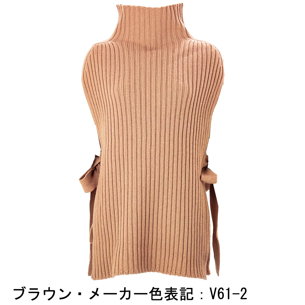 リビアナコンティ トップス レディース ハイネック ベスト ニットジレ LIVIANA CONTI A5WF40 LVC 秋冬新作