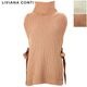 リビアナコンティ トップス レディース ハイネック ベスト ニットジレ LIVIANA CONTI A5WF40 LVC 秋冬新作