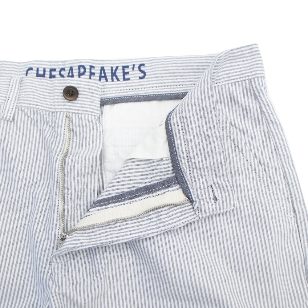 チェサピークス ハーフパンツ メンズ コットン オックスフォード ストライプ ショートパンツ CHESAPEAKE`S NUNTUCKET OXFORD CHP 35 春夏新作
