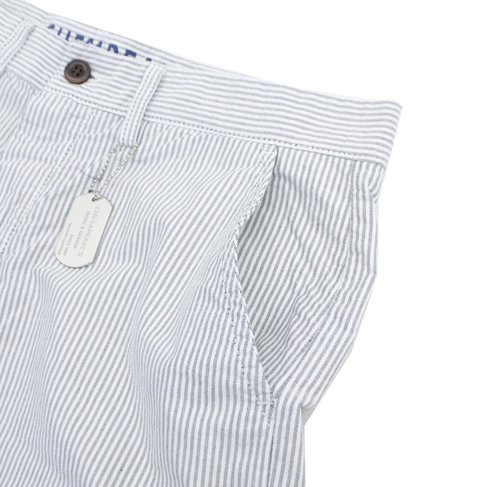 チェサピークス ハーフパンツ メンズ コットン オックスフォード ストライプ ショートパンツ CHESAPEAKE`S NUNTUCKET OXFORD CHP 35 春夏新作