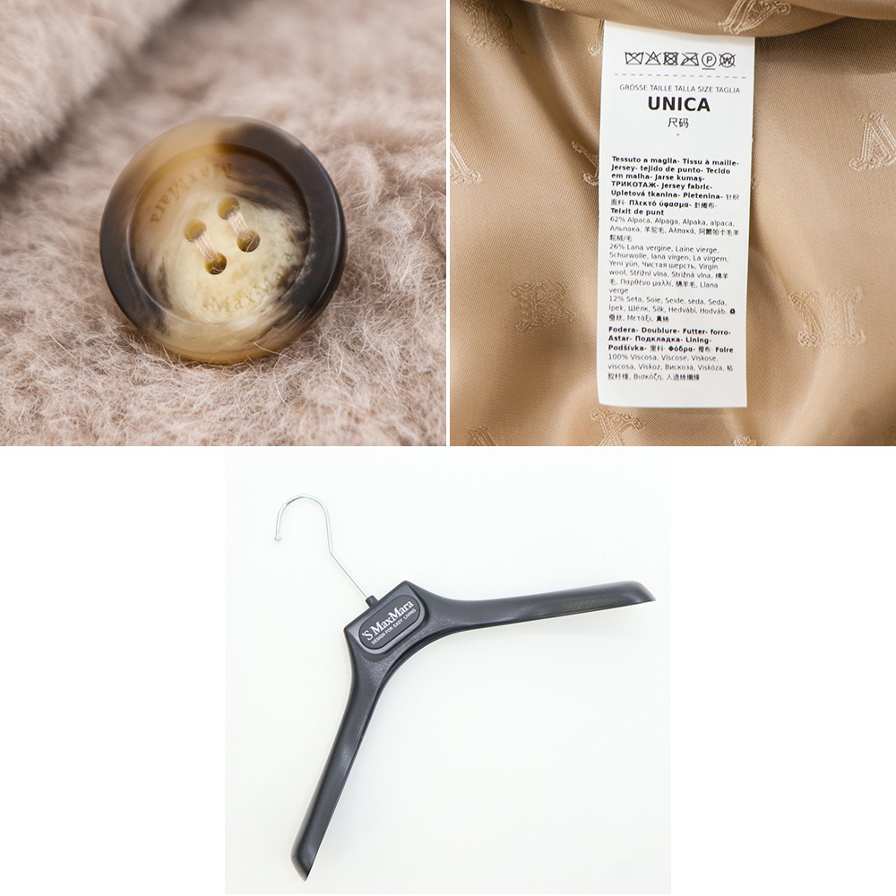 マックスマーラ ケープ レディース テディベア ケープ ポンチョ テべ MaxMara MAXMARA ACCESSORI TEBE1 MAX 秋冬新作