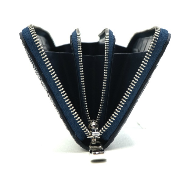 ペッレモルビダ 財布 クロコダイル ラウンドジップ 長財布 PELLE