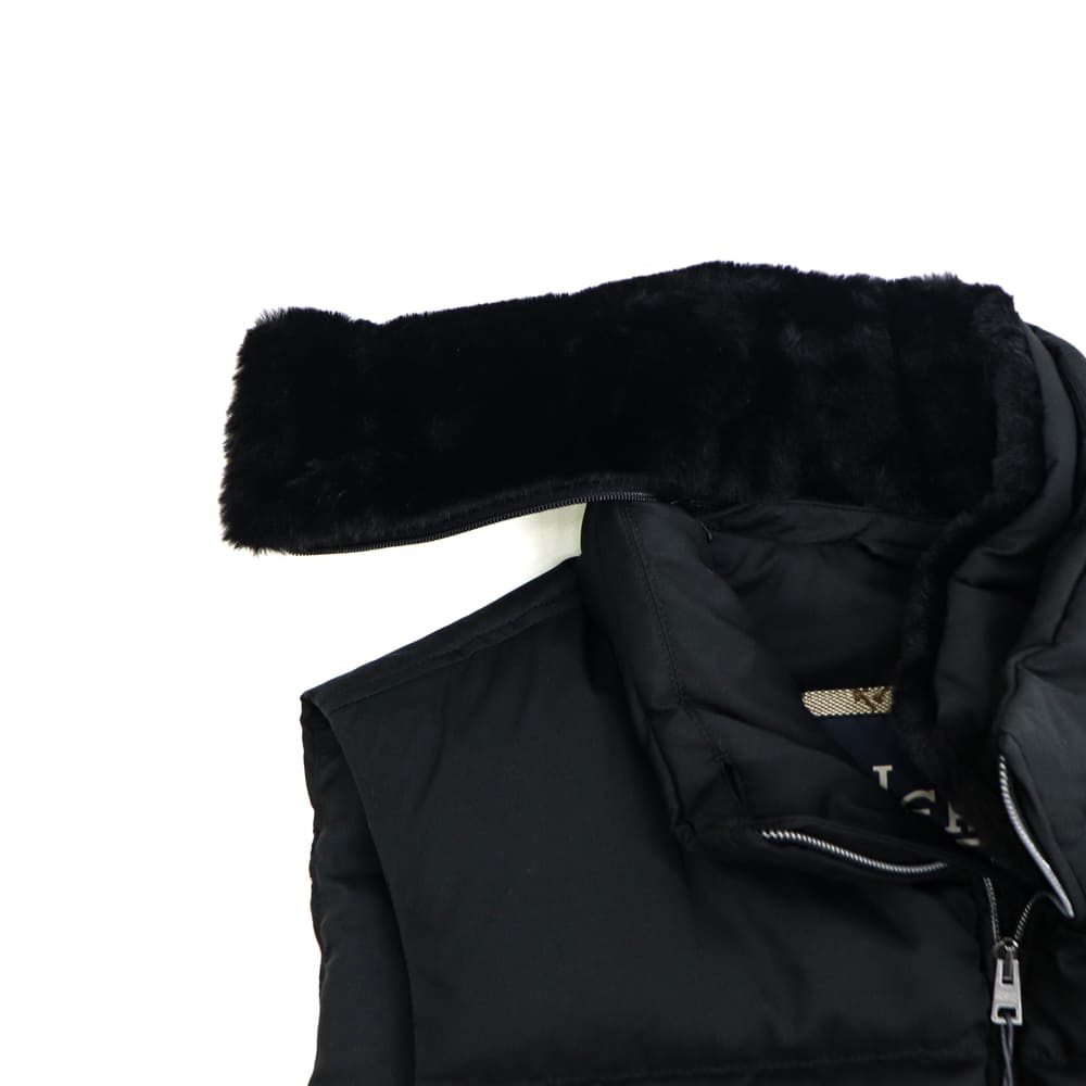 ヘルノ ダウン メンズ ポーラテック 撥水ポリエステル スタンドカラー