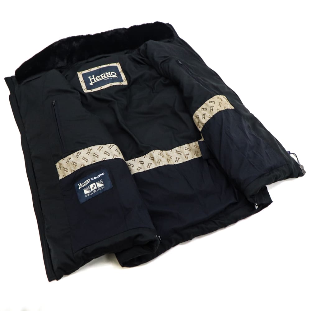 ヘルノ ダウン メンズ ポーラテック 撥水ポリエステル スタンドカラー ダウンベスト HERNO POLAR-TECH PI001267U HER 12414Z 9300 秋冬新作