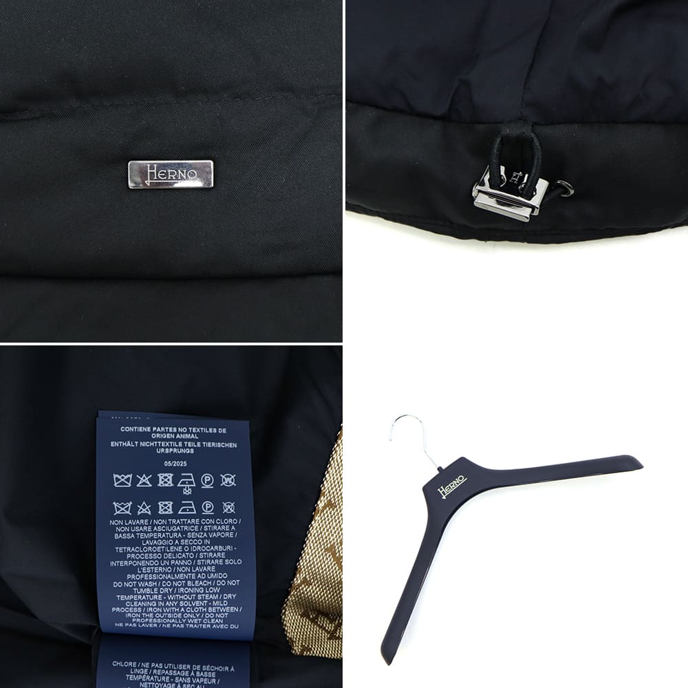 ヘルノ ダウン メンズ ポーラテック 撥水ポリエステル スタンドカラー ダウンベスト HERNO POLAR-TECH PI001267U HER 12414Z 9300 秋冬新作