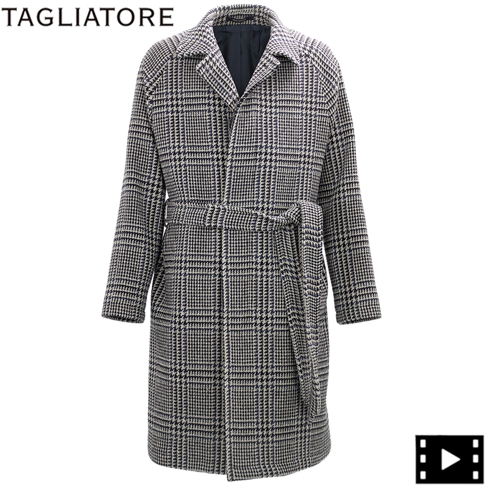 新品タリアトーレ　ウール100% イタリア製　ステンカラーコート TAGLIATORE【タリアトーレ】コート・ブルゾン CINQUECLASSICO