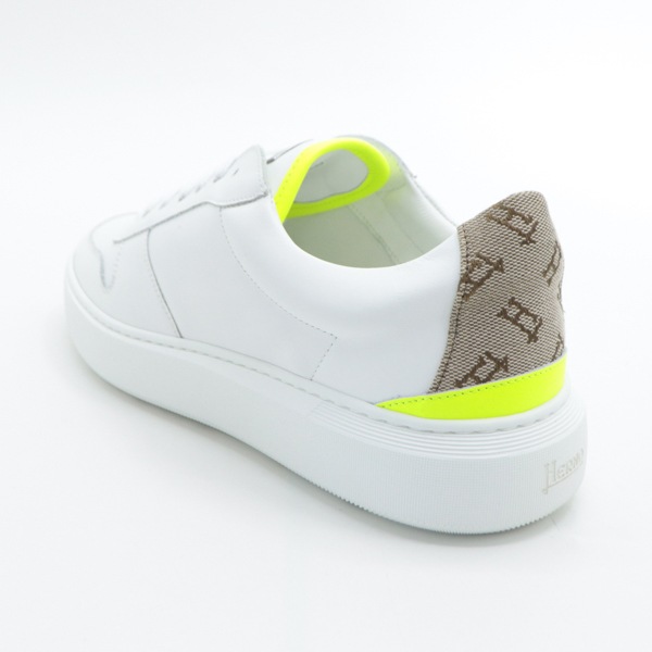 セール 半額以下】ヘルノ スニーカー メンズ レザー ローカット