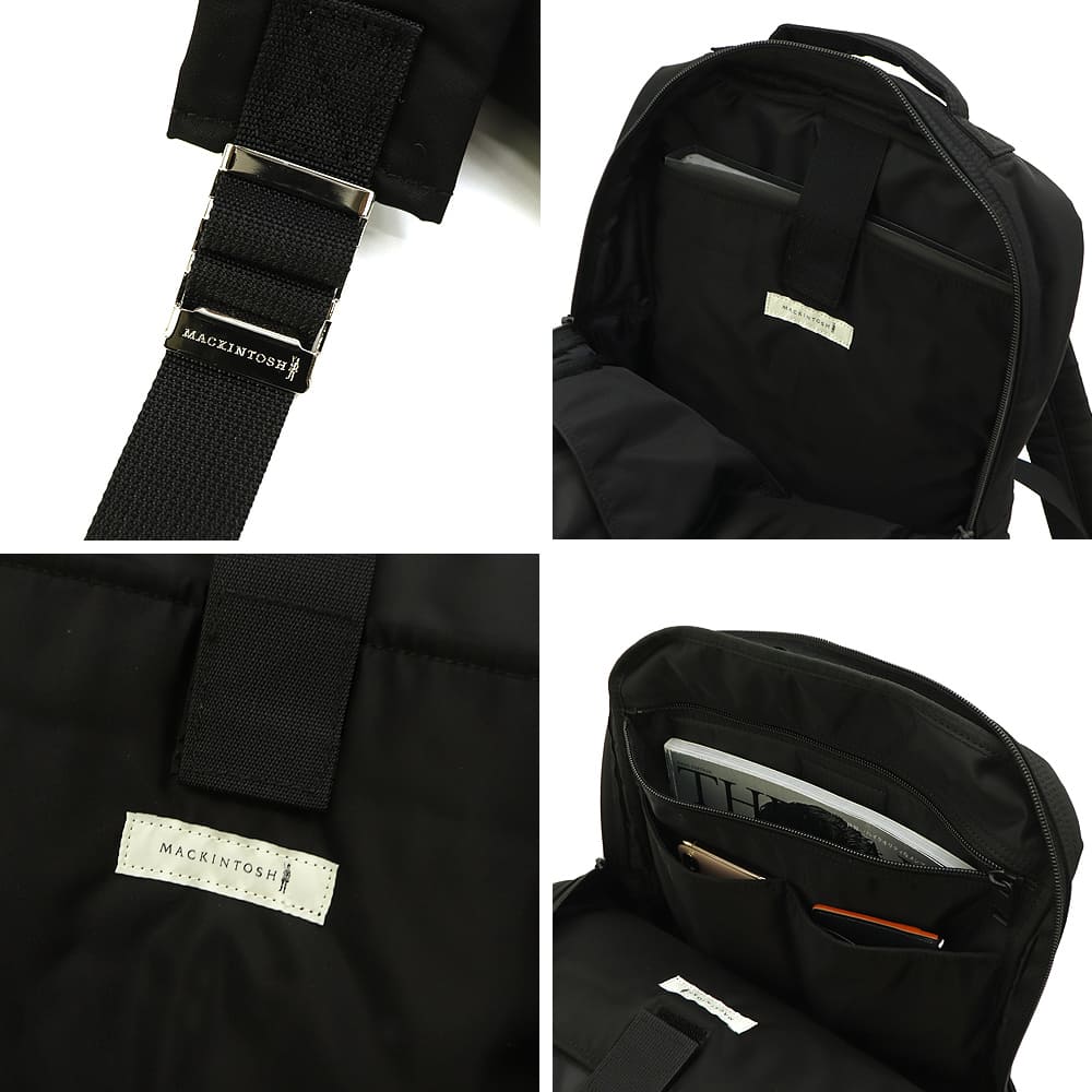 マッキントッシュ バックパック ナイロン ラップトップバックパック リュック MACKINTOSH PARKGATE LAPTOP BACKPACK MCT 1003BAPA PA01/BLACK