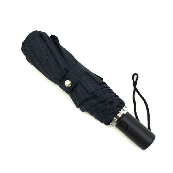【セール】マッキントッシュ 傘 ワンタッチ開閉式 晴雨兼用 ストライプ柄 折り畳み傘 MACKINTOSH AYR ACC-027 MCT CL0027UBUH NAVY PIN STRIPE【返品交換不可】