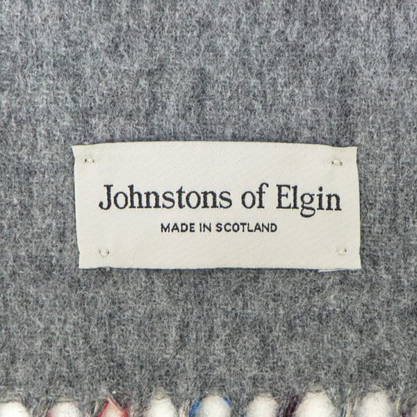 【セール】ジョンストンズオブエルガン マフラー カシミヤ100% リバーシブルスカーフ Johnstons of Elgin 160×30 WA000020 JST Contrast Rev. Scarf【返品交換不可】
