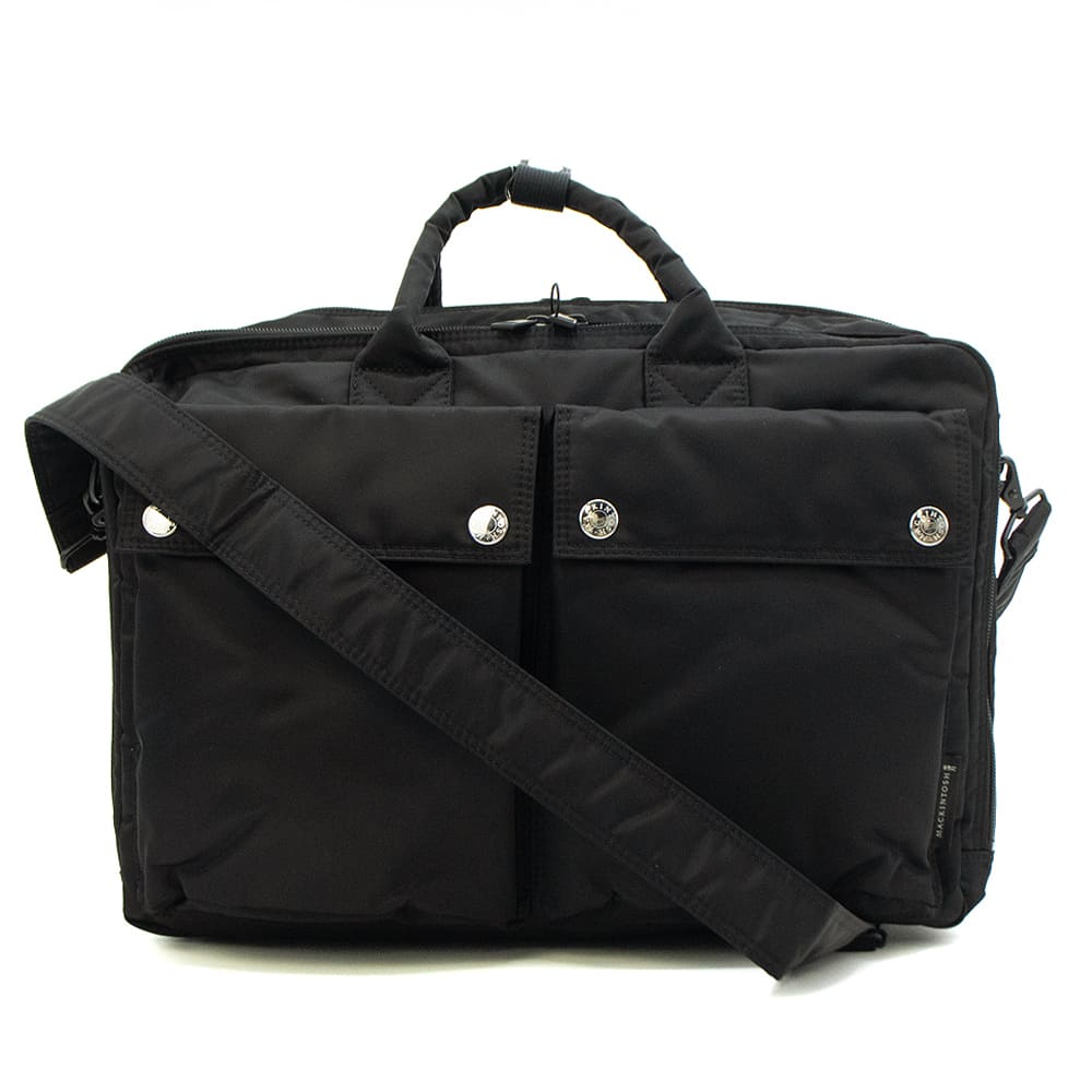 Mackintosh ナイロン レザー 2way ビジネス バッグ ショルダー マッキントッシュ ブリーフケース ナイロン 2ルーム 3WAY ショルダー