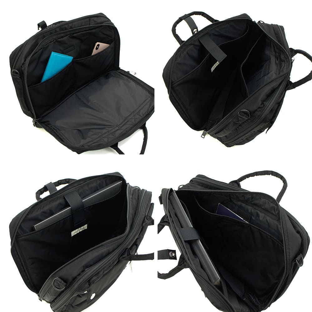 マッキントッシュ ブリーフケース ナイロン 2ルーム 3WAY ショルダー リュック MACKINTOSH HOUNDSLOW 3WAYS BRIEFCASE MCT 1004BAPA PA01/BLACK