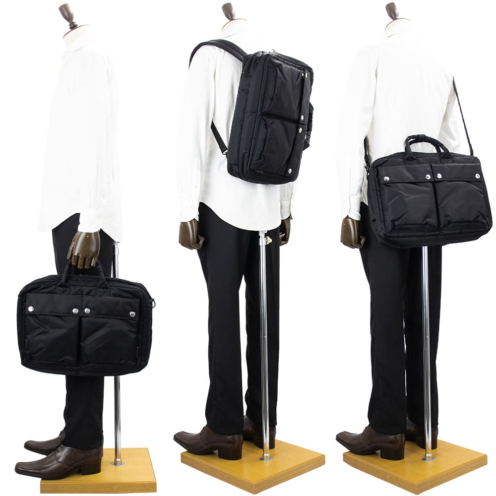 マッキントッシュ ブリーフケース ナイロン 2ルーム 3WAY ショルダー リュック MACKINTOSH HOUNDSLOW 3WAYS BRIEFCASE MCT 1004BAPA PA01/BLACK