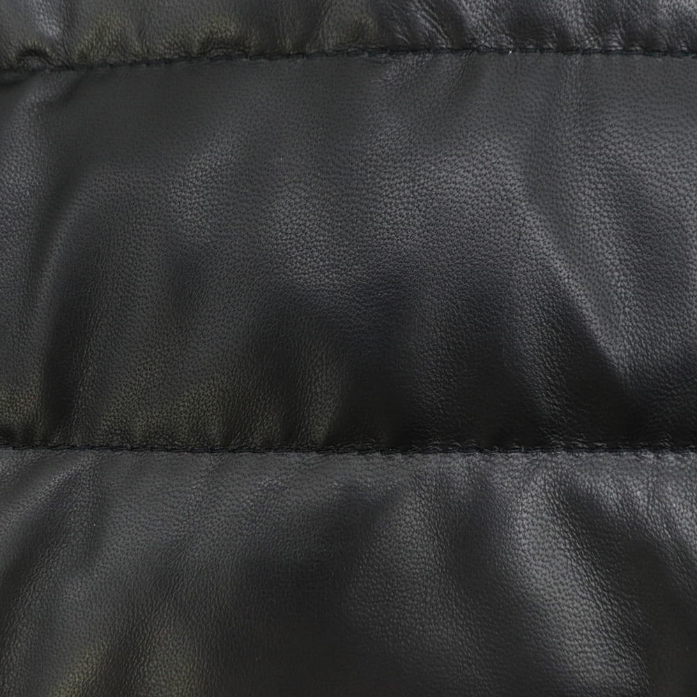 エンメティ ダウン メンズ ラムレザー ナッパゴールド 0.5mm厚 ダウンベスト ユーリダウンベスト EMMETI JURI EMT DOWN VEST NAPPA GOLD NERO