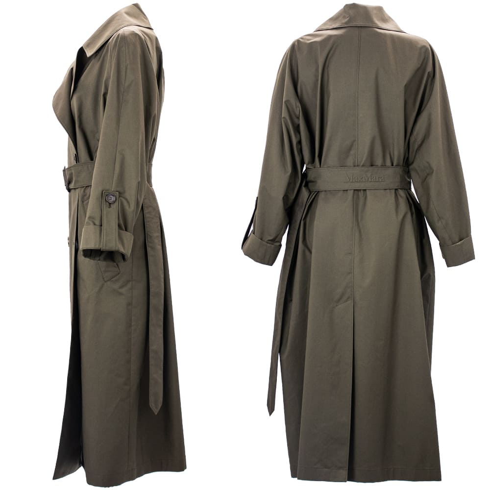 マックスマーラ コート レディース 撥水 コットンブレンド ロングトレンチコート ザ キューブ MaxMara The Cube MTCARTE MAX 9021136406 003 春夏新作