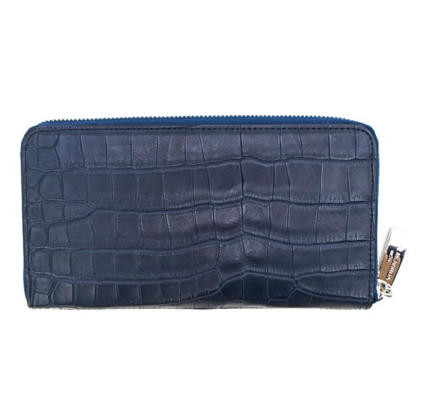 ペッレモルビダ 財布 クロコダイル ラウンドジップ 長財布 PELLE