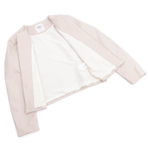 エンメティ ジャケット レディース ラムレザー ノーカラージャケット ブライアンナ EMMETI BRYANNA EMT CASHMERE