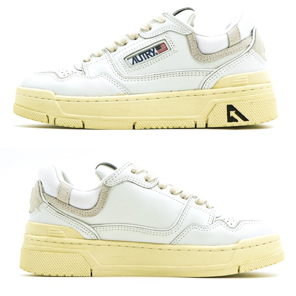 セール 半額以下】オートリー スニーカー レディース 牛革 ローカット