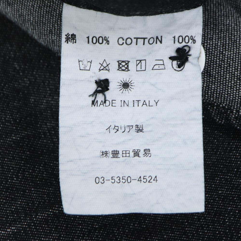 ジャンネット シャツ メンズ コットン カッタウェイ ヴィンチフィット ストーンウォッシュ シャンブレーシャツ GIANNETTO VINCI FIT 362600V84 GNT STON 