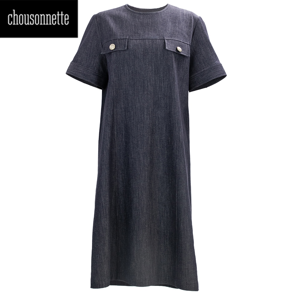 【セール】シューソネット ワンピース レディース デニム ワンピース CHOUSONNETTE 075-102-019 68 春夏新作【返品交換不可】