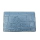 クアトロガッティ カードケース クロコダイル レザー 2つ折りカードケース QUATTRO GATTI 8177 QTG BLUEJEAN
