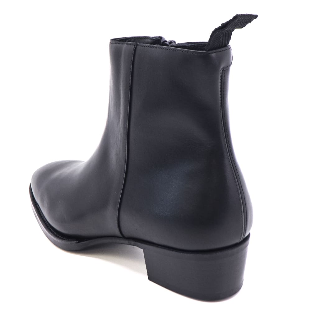 ダブルエイチ ブーツ メンズ デュプイ社製 プーマエイチ 撥水レザー サイドジップブーツ WH WHA-6901PU WH0 PUMA H BLK