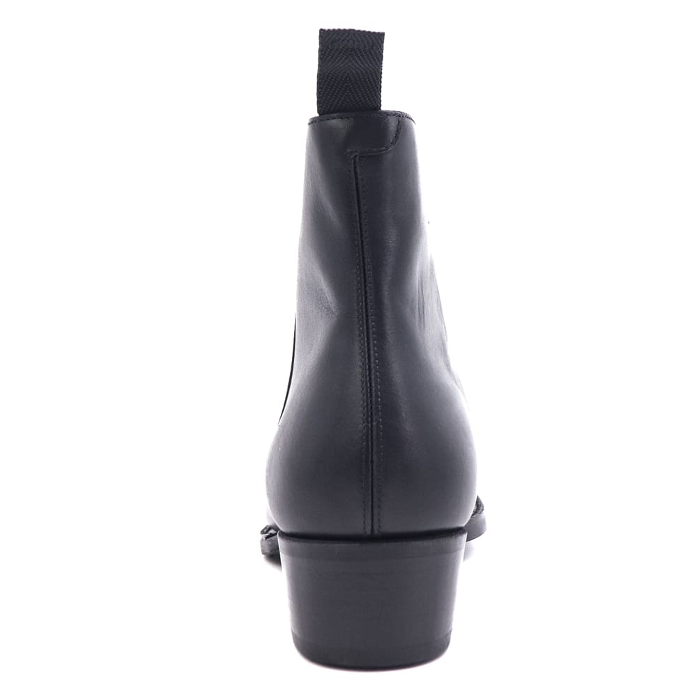 ダブルエイチ ブーツ メンズ デュプイ社製 プーマエイチ 撥水レザー サイドジップブーツ WH WHA-6901PU WH0 PUMA H BLK