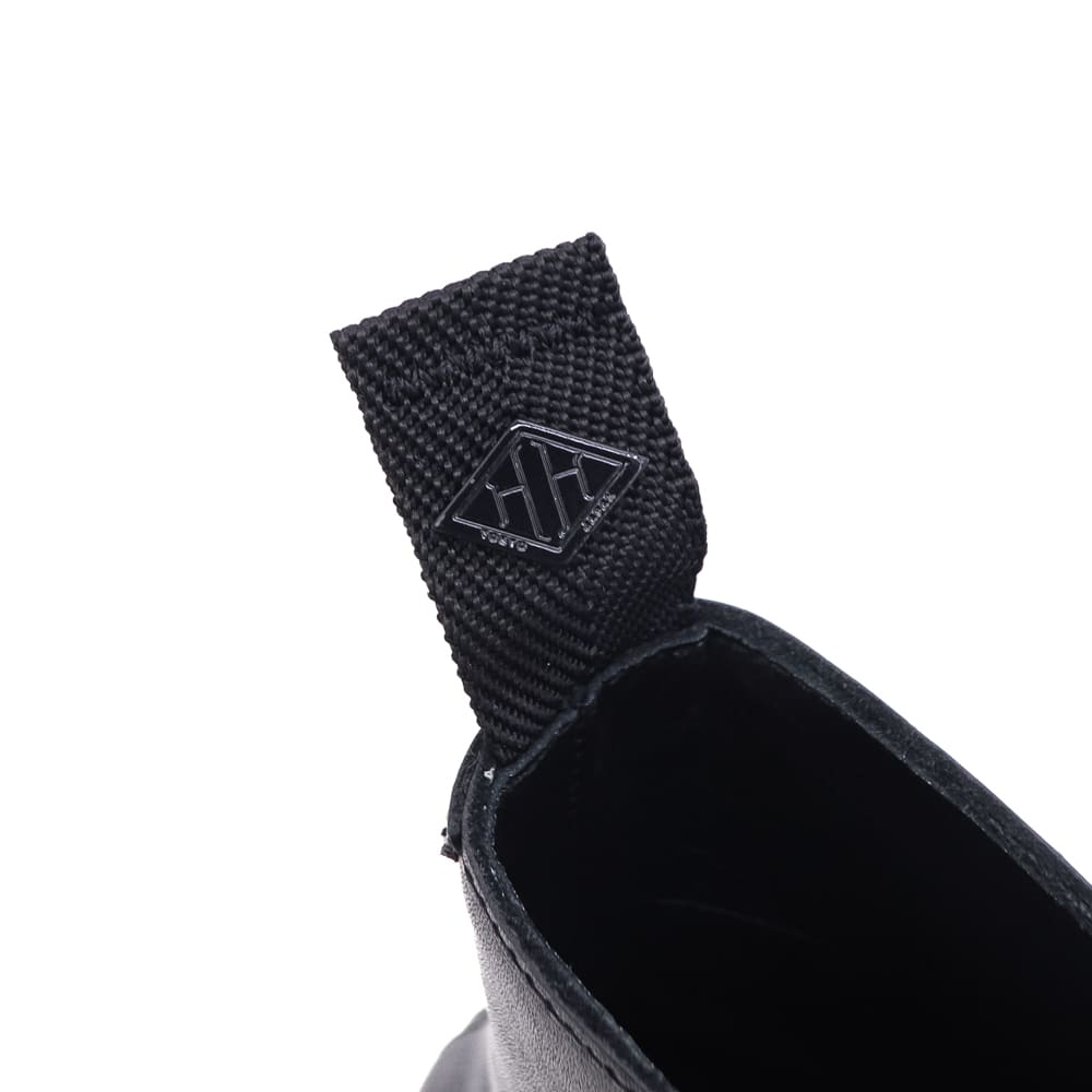 ダブルエイチ ブーツ メンズ デュプイ社製 プーマエイチ 撥水レザー サイドジップブーツ WH WHA-6901PU WH0 PUMA H BLK