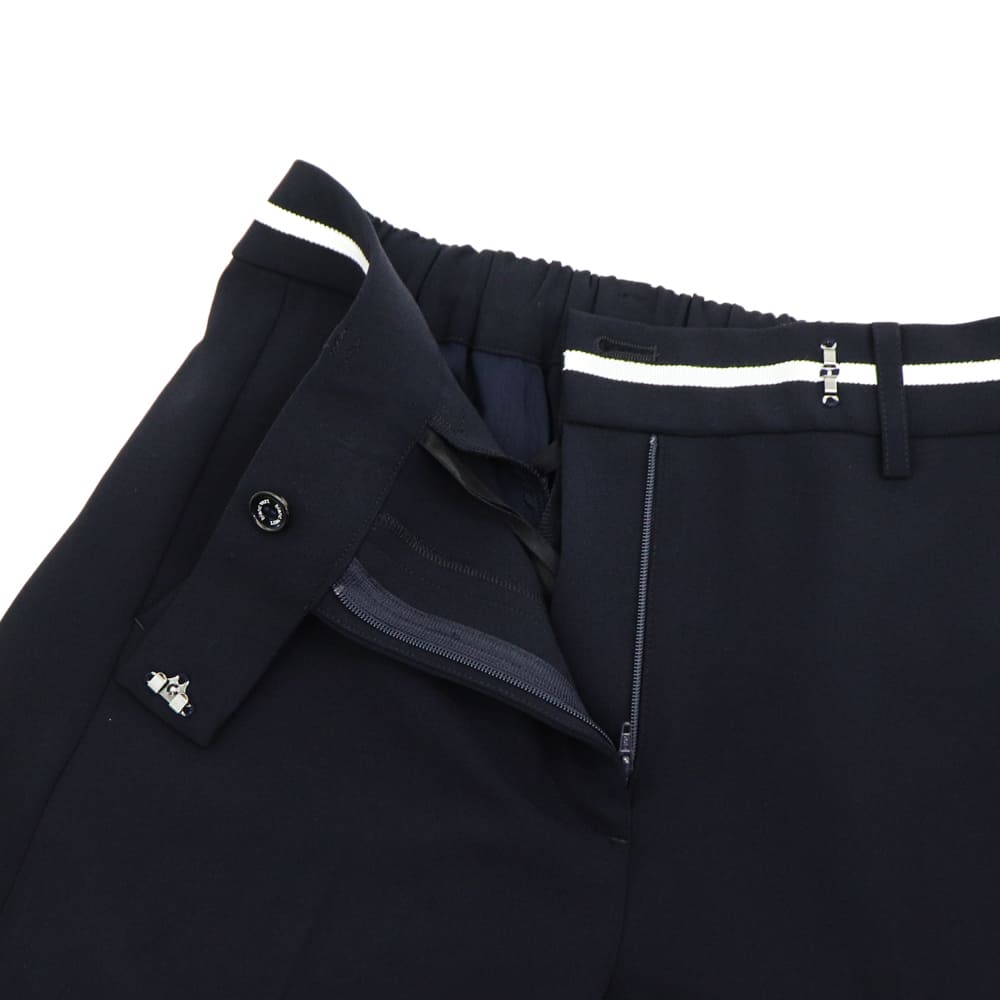 ブランベール パンツ レディース ラインベルトストレートパンツ BLANCVERT LW4419105 BVR 秋冬新作