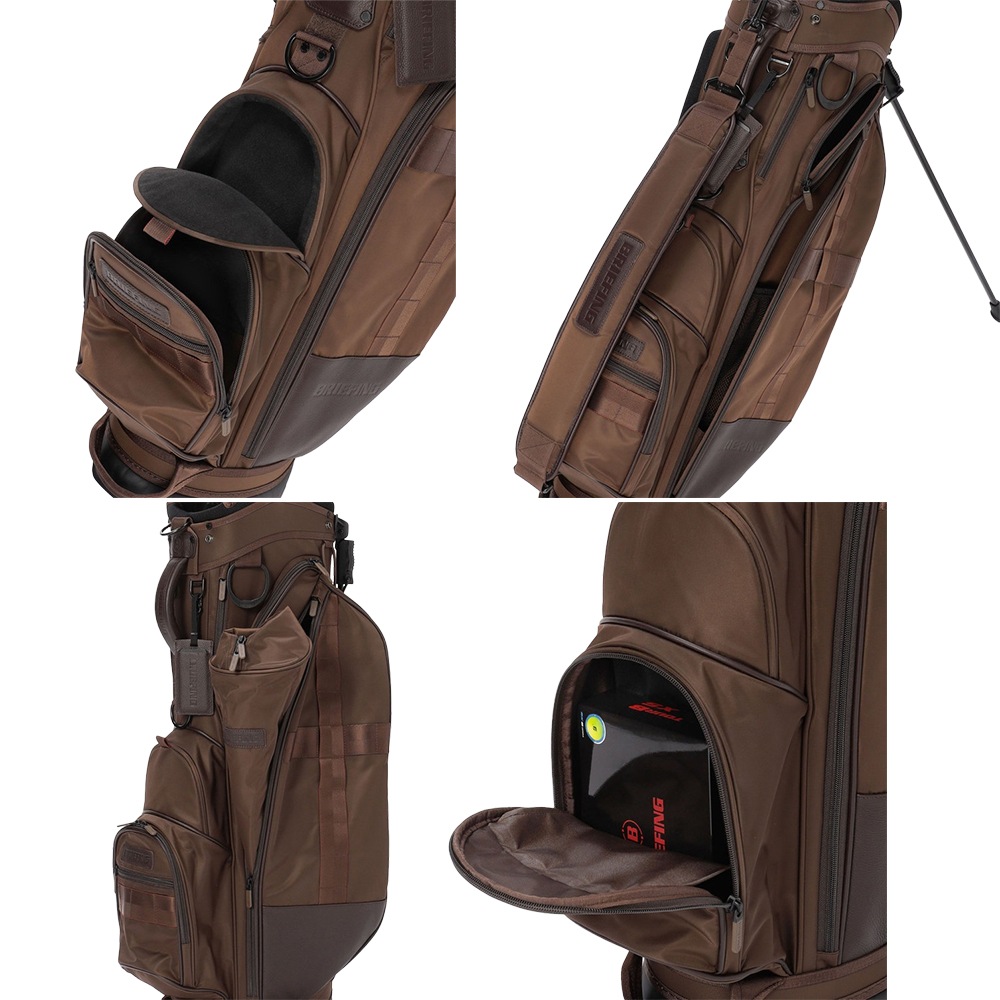ブリーフィング ゴルフ バッグ キャディバッグ BRIEFING GOLF HOLIDAY COLLECTION CR-4 #04 LC HOL BRG253D40 BRG 秋冬新作