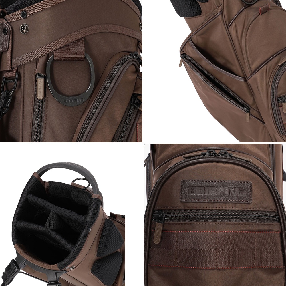 ブリーフィング ゴルフ バッグ キャディバッグ BRIEFING GOLF HOLIDAY COLLECTION CR-4 #04 LC HOL BRG253D40 BRG 秋冬新作