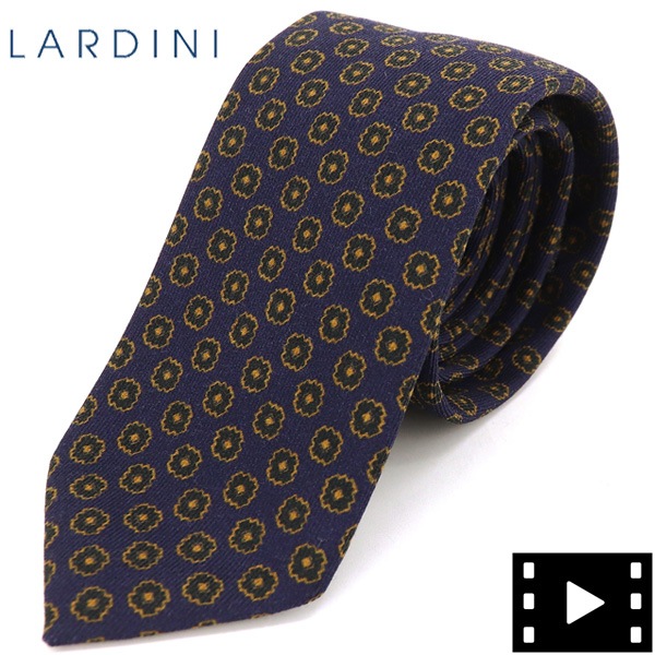 セール】ラルディーニ ネクタイ メンズ 小花柄 ネクタイ LARDINI 