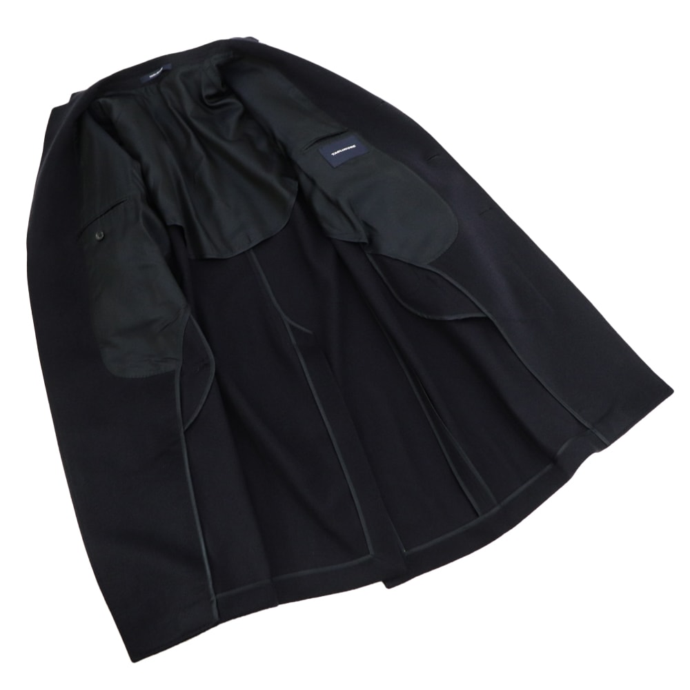 タリアトーレ コート メンズ カシミア 段返り3B シングルチェスター