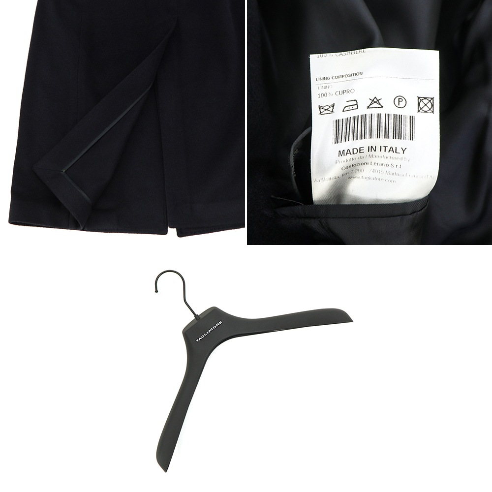 タリアトーレ コート メンズ カシミア 段返り3B シングルチェスターコート TAGLIATORE CSBL13X TLT 350002 B5124 秋冬新作