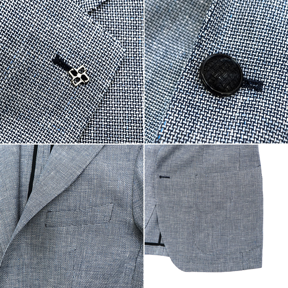 タリアトーレ ジャケット メンズ ダカール リネンコットン ホップサック 2B シングルジャケット TAGLIATORE G-DAKAR22K TLT 340346 EI974 春夏新作