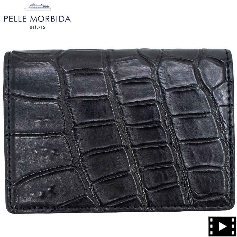 ペッレモルビダ カードケース クロコダイル カード入れ 名刺入れ PELLE