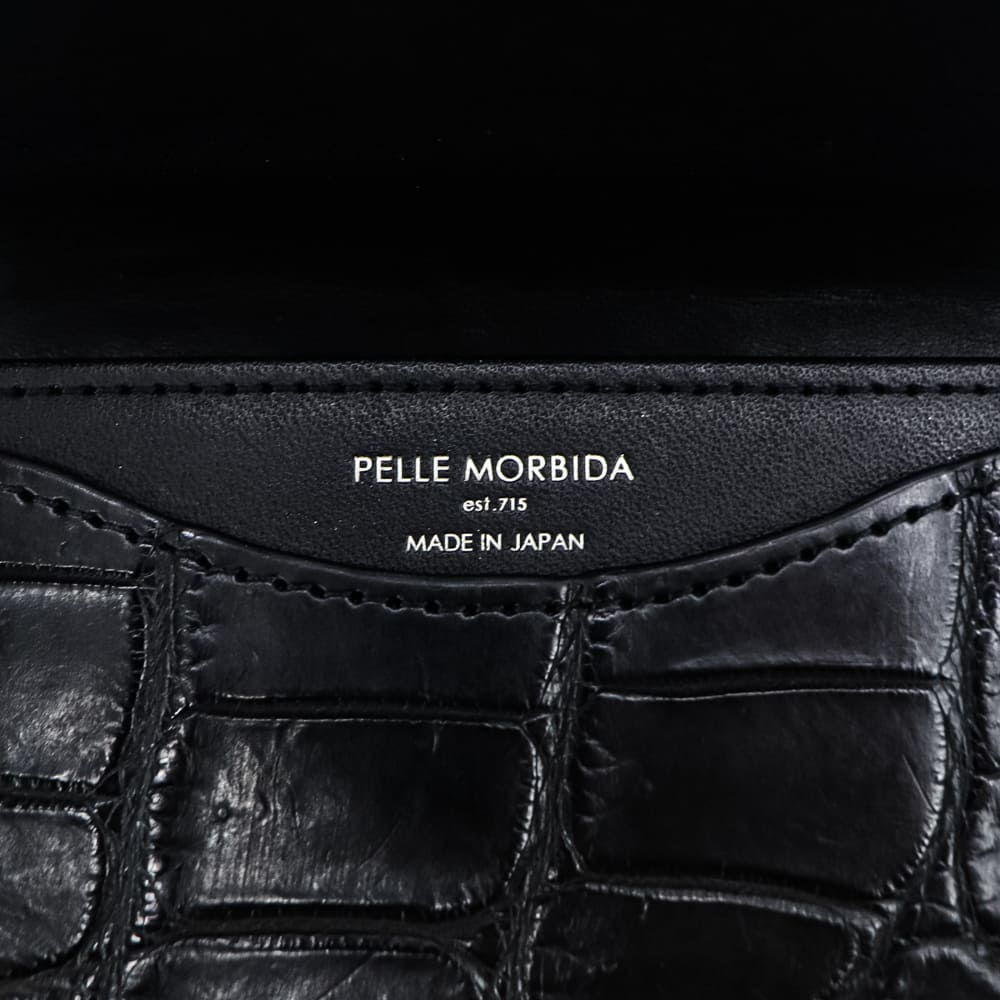 ペッレモルビダ カードケース クロコダイル カード入れ 名刺入れ PELLE