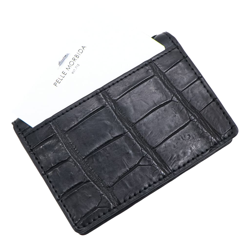 ペッレモルビダ カードケース クロコダイル カード入れ 名刺入れ PELLE